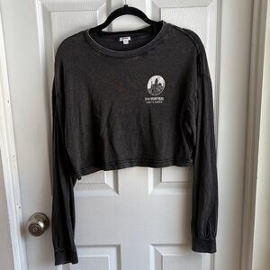 Garage Charcoal Long Sleeve Top